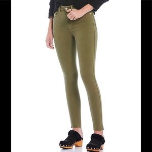 Free People Raw High Rise Raw Hem Jeggings